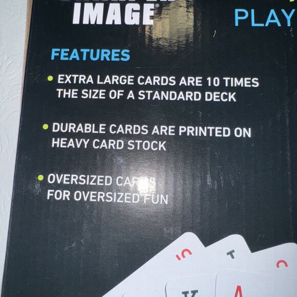 8.5 X 11 Jumbo Playing Cards Super Big Giant Game Card Deck Oversize Huge Poker - Picture 7 of 10